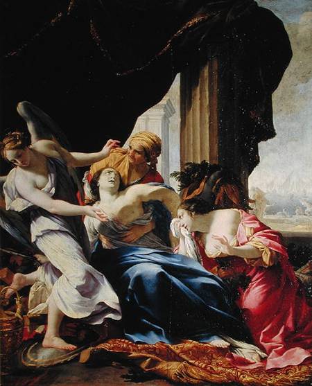 Didos død - Simon Vouet
