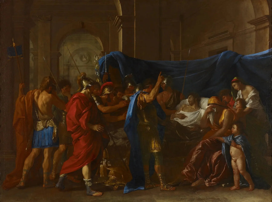 Døden til Germanicus - Nicolas Poussin
