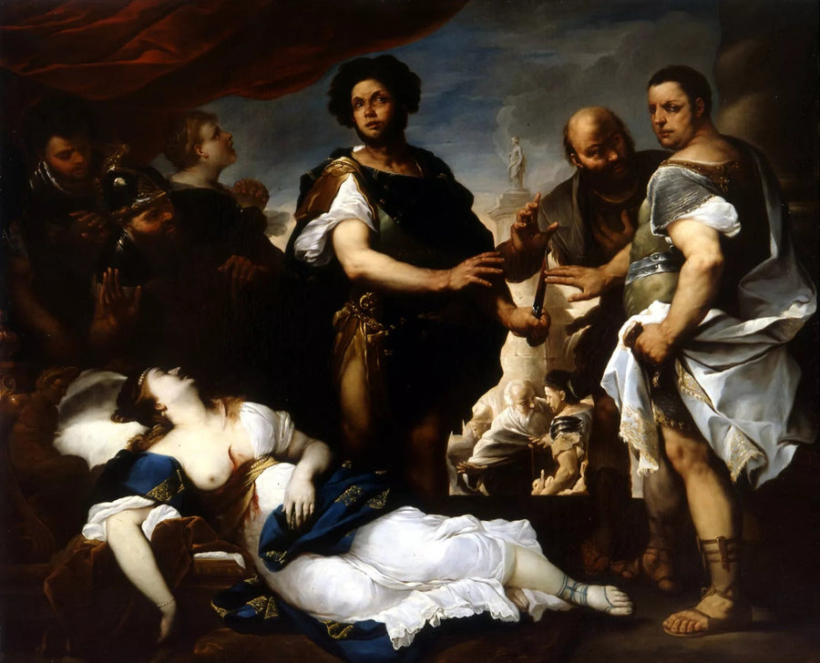 Lucretias død - Luca Giordano