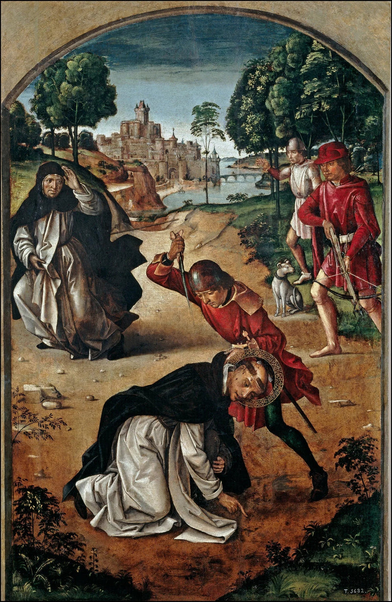 Saint Pierre martyr død - Pedro Berruguete