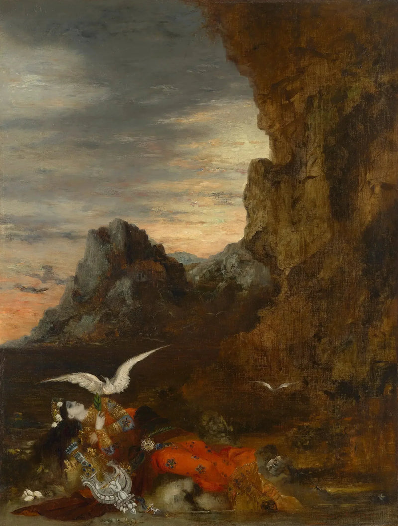 Sapphos død - Gustave Moreau