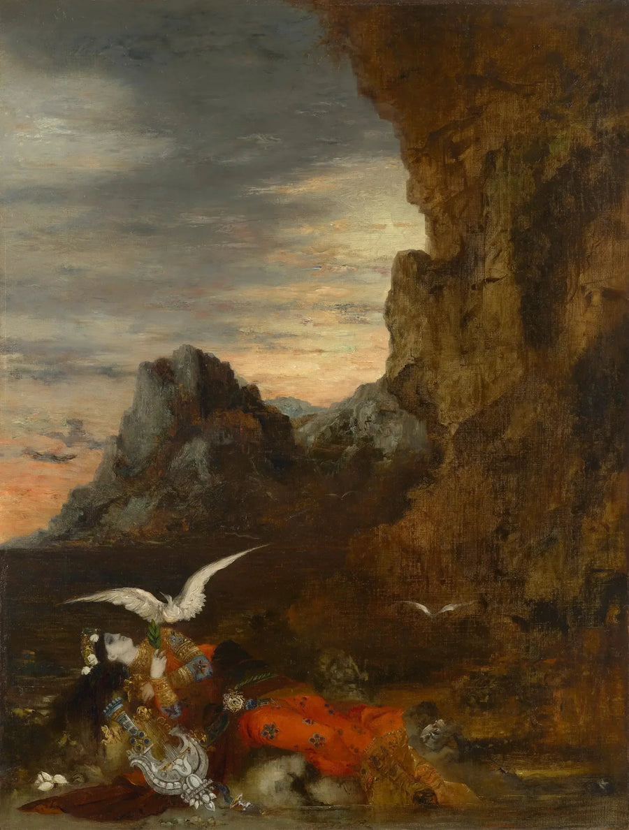 Sapphos død - Gustave Moreau