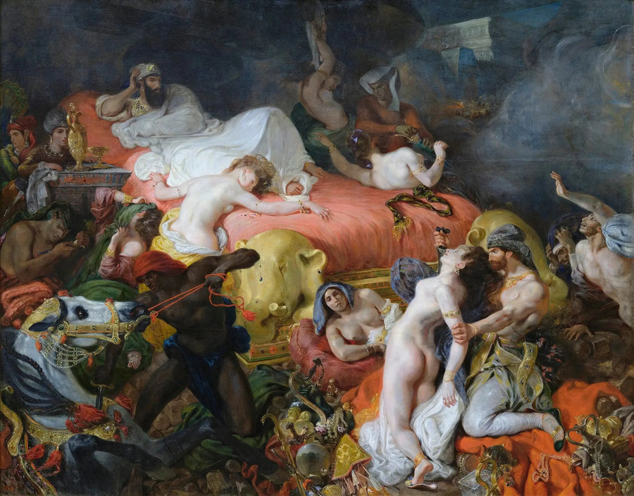 Sardanapales død - Eugène Delacroix