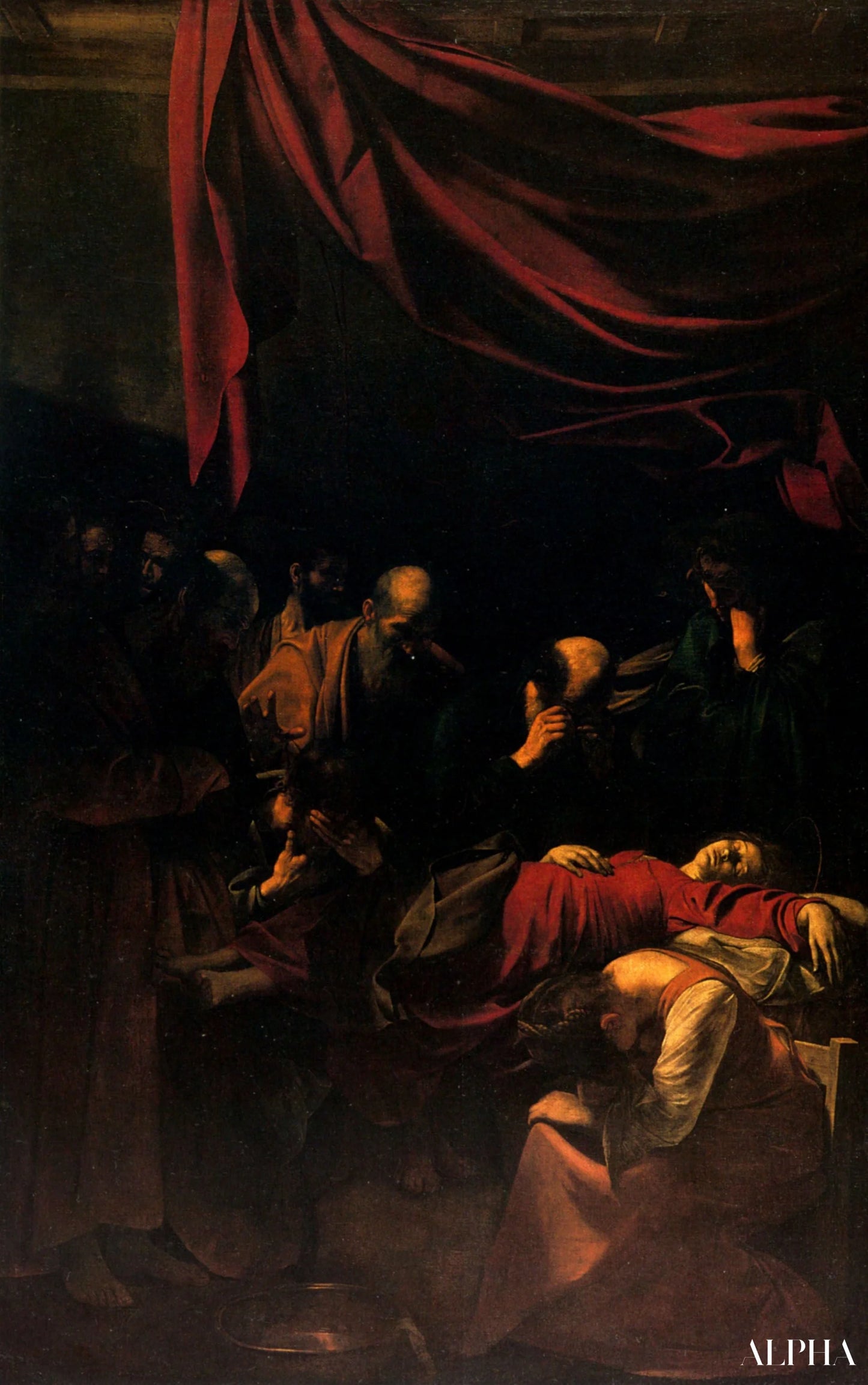 La Mort de la Vierge - Caravage - Reproductions de tableaux et peintures haut de gamme