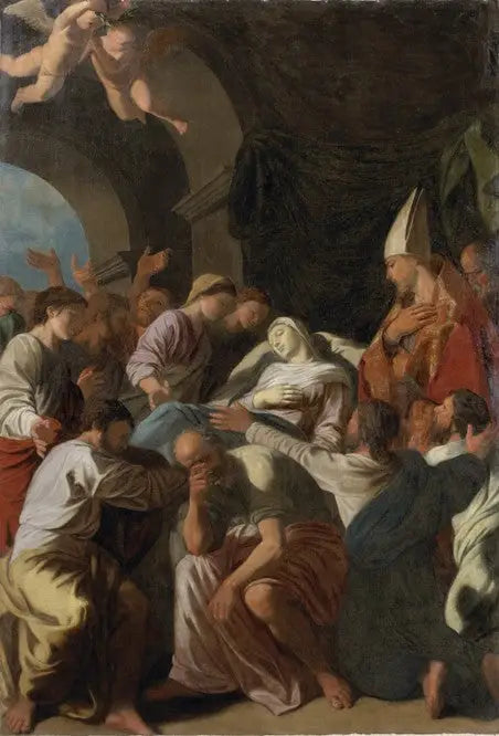 Døden til Jomfruen - Nicolas Poussin
