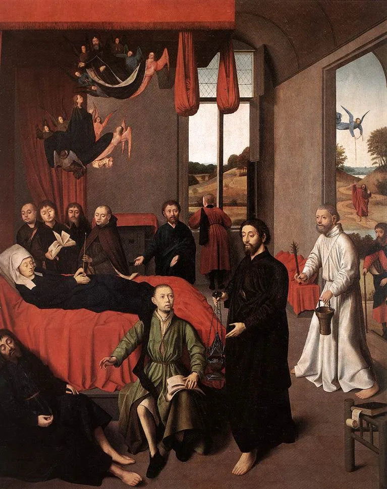 Jomfru Marias død - Petrus Christus