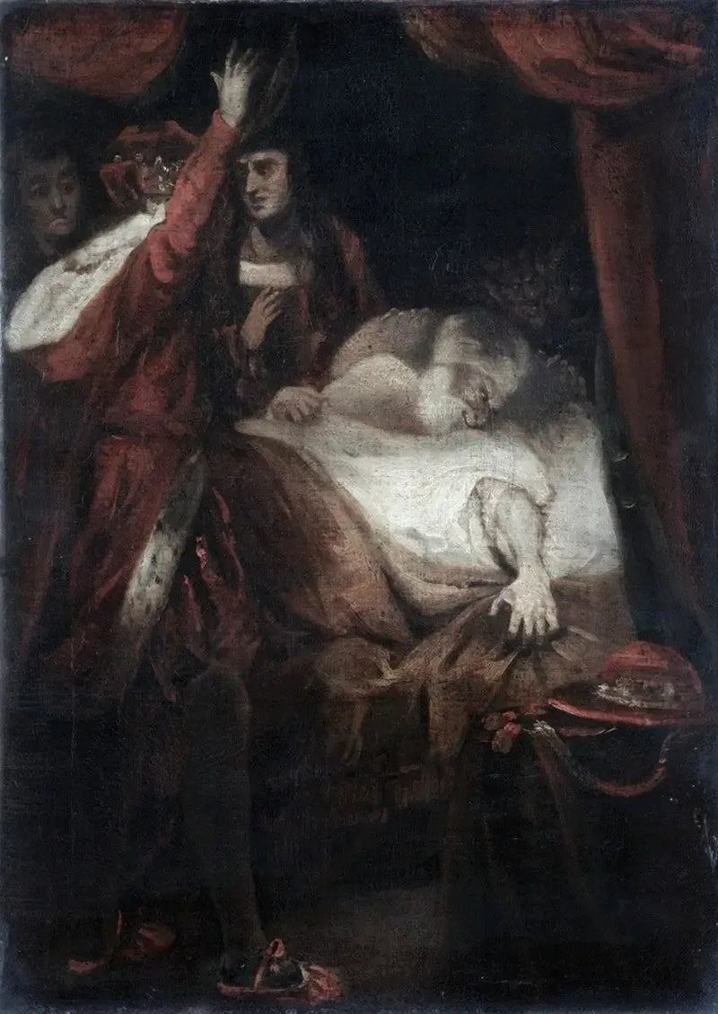 Døden til kardinal Beaufort - Joshua Reynolds