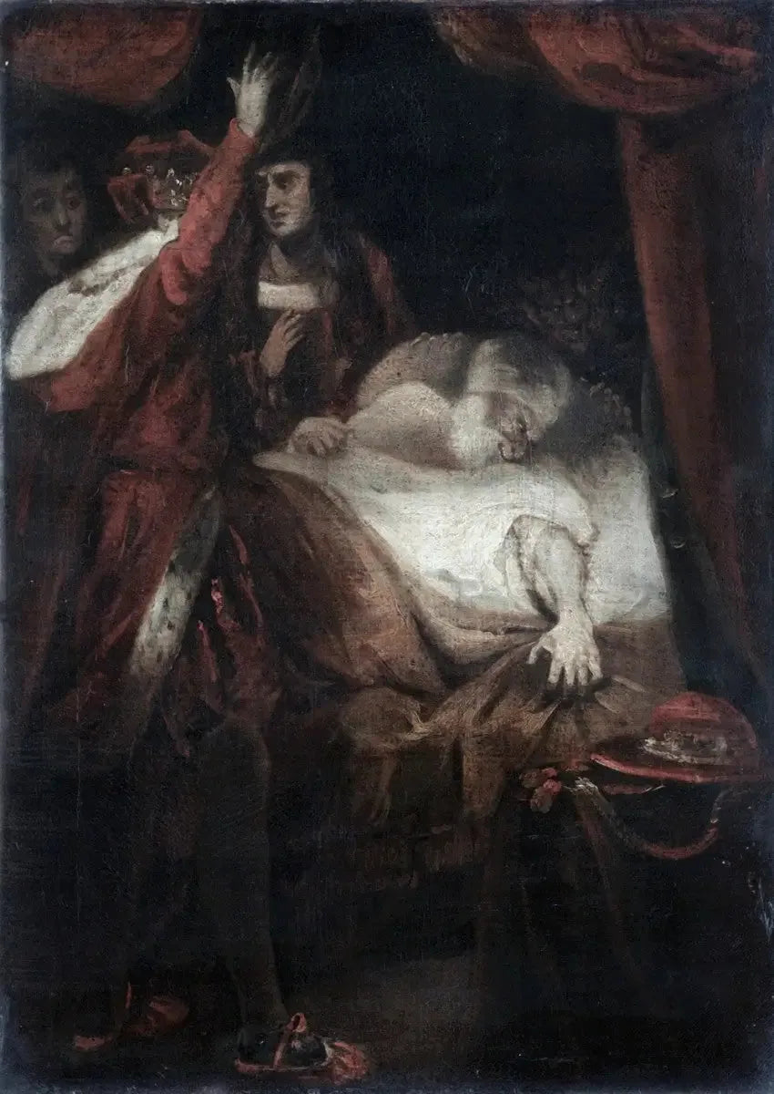 Døden til kardinal Beaufort - Joshua Reynolds