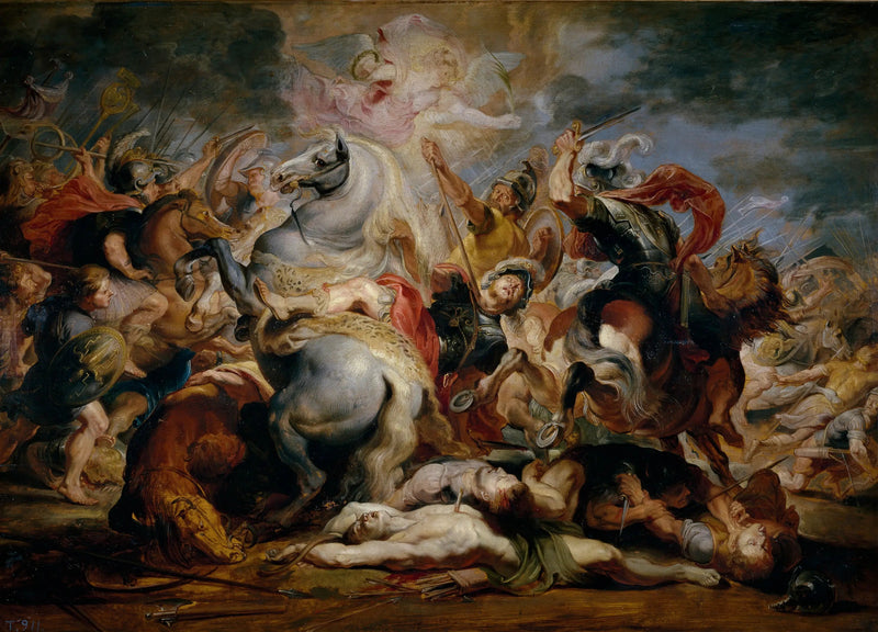 Konsul Decius' død - Peter Paul Rubens