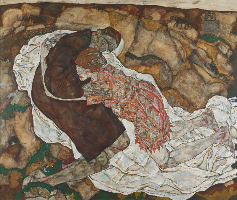 Døden og den unge jenta - Egon Schiele