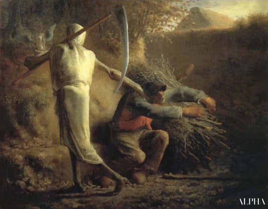 La Mort et le bûcheron - Jean-François Millet - Reproductions de tableaux et peintures haut de gamme