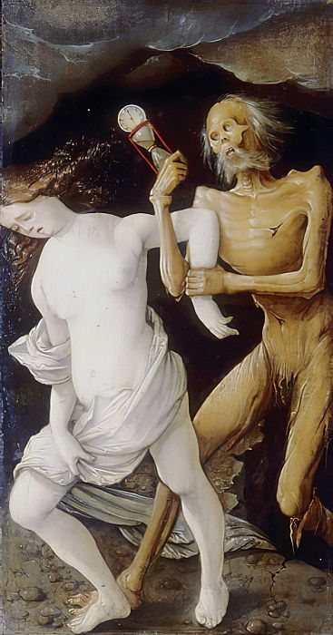 Døden forfølger en ung jente - Hans Baldung Grien