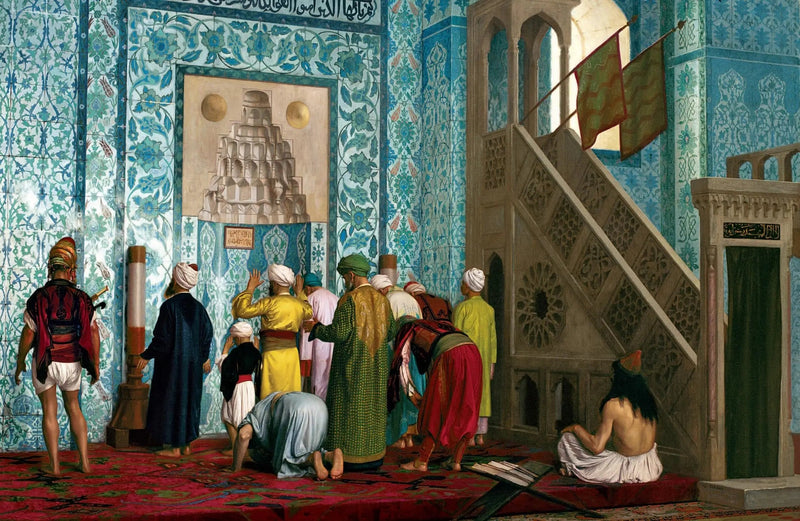 Den blå moskeen - Jean-Léon Gérôme