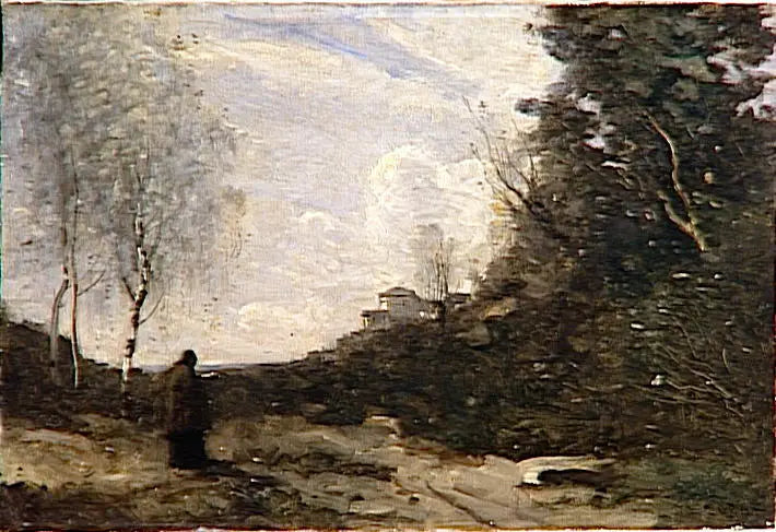 La Muse rustique - Jean-Baptiste Camille Corot - Alpha Reproduction