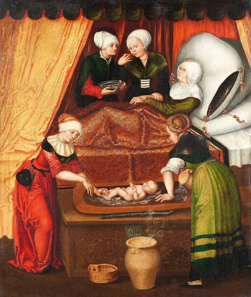Fødselsen til Jean-Baptiste - Lucas Cranach den eldre