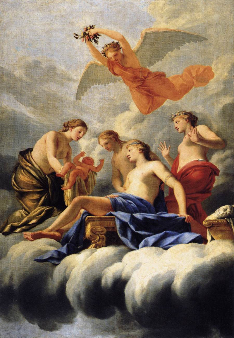 Kjærlighetens fødsel - Eustache Le Sueur