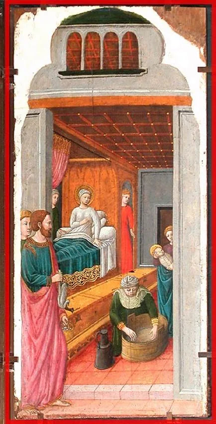 Jomfru Marias fødsel - Giovanni Francesco da Rimini