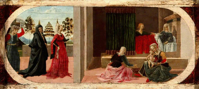 Jomfru Marias fødsel - Pietro Perugino