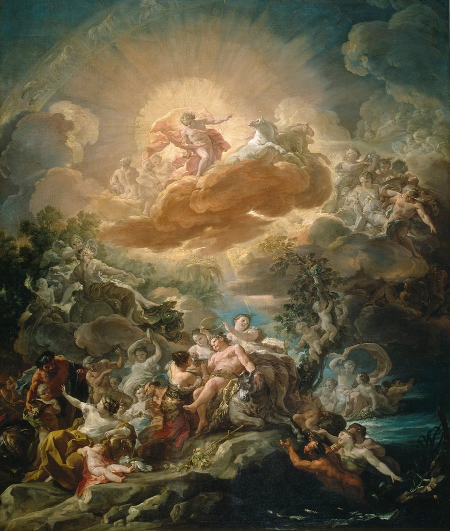 Fødselen av solen og Bacchus' triumf - Corrado Giaquinto