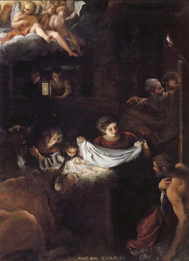 Julefødselsberetningen - Annibale Carracci