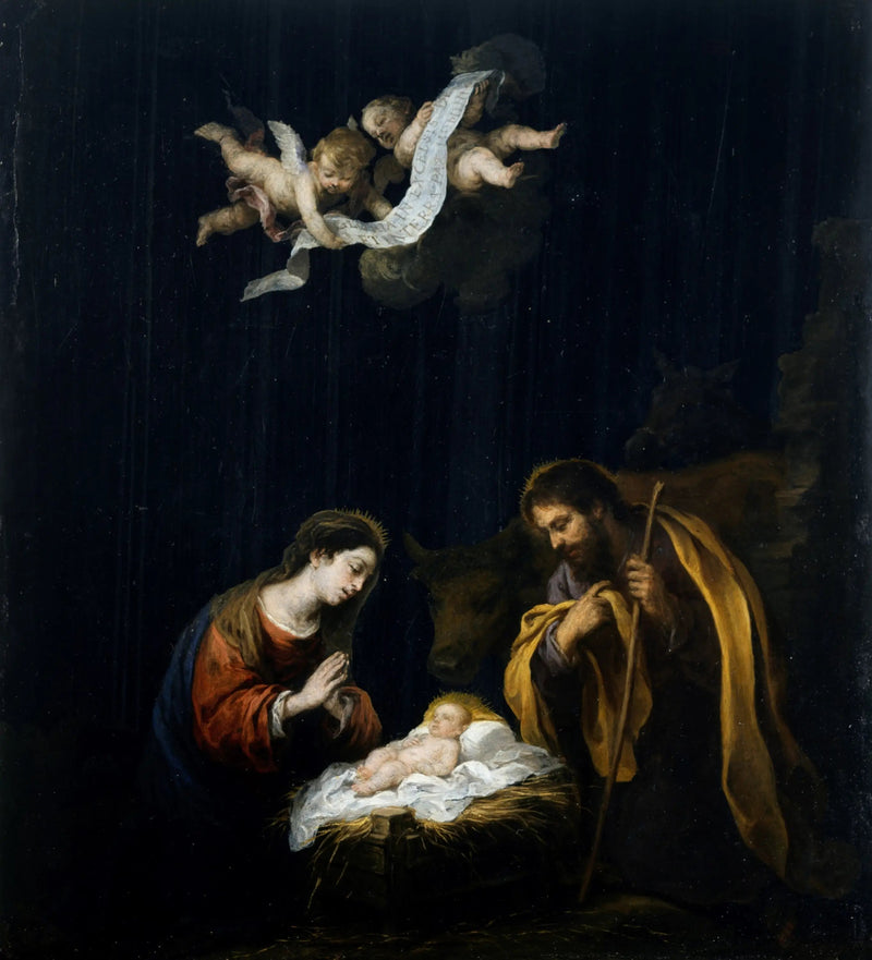 Julefødselsberetningen - Bartolomé Esteban Murillo

Source:
La Nativité - Bartolomé Esteban Murillo