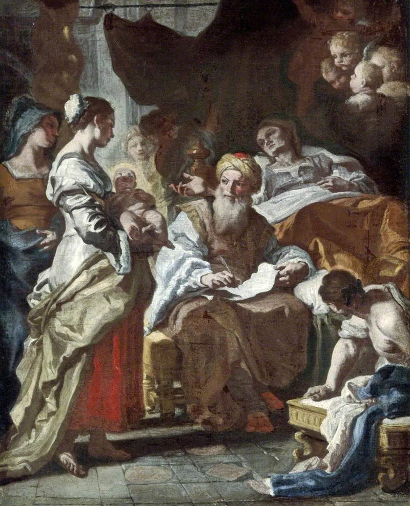 Julefødselsberetningen av Jean Baptiste - Francesco Solimena