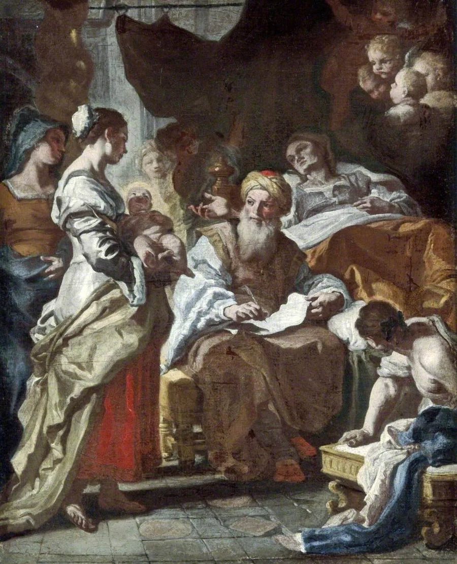 Julefødselsberetningen av Jean Baptiste - Francesco Solimena
