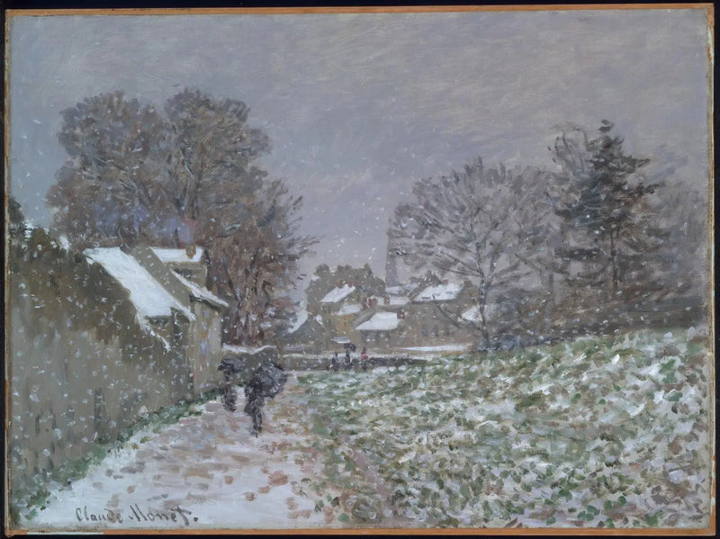 Snøen i Argenteuil - Claude Monet