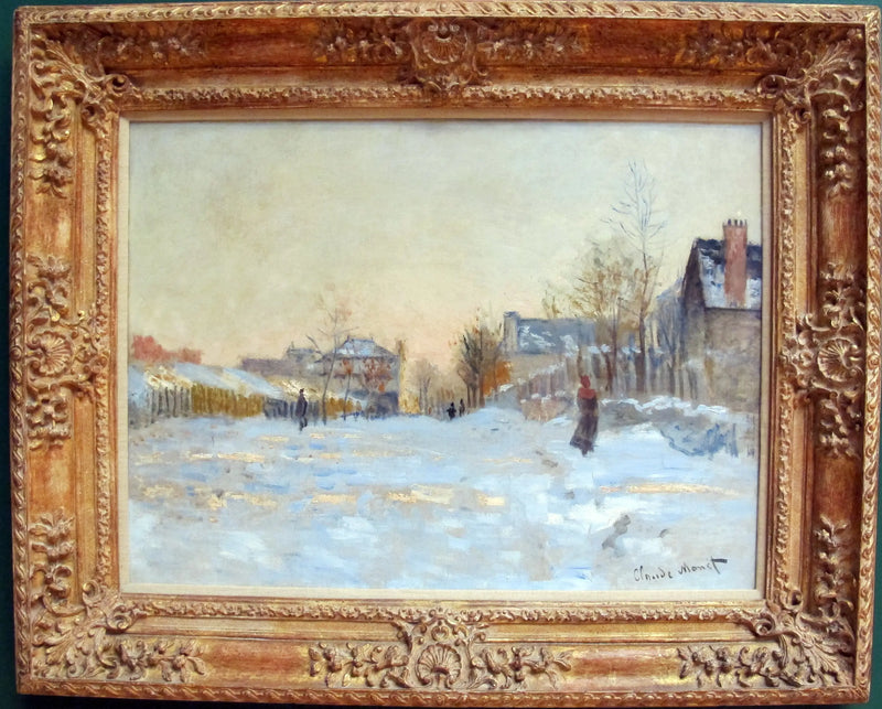 Snøen i Argenteuil - Claude Monet