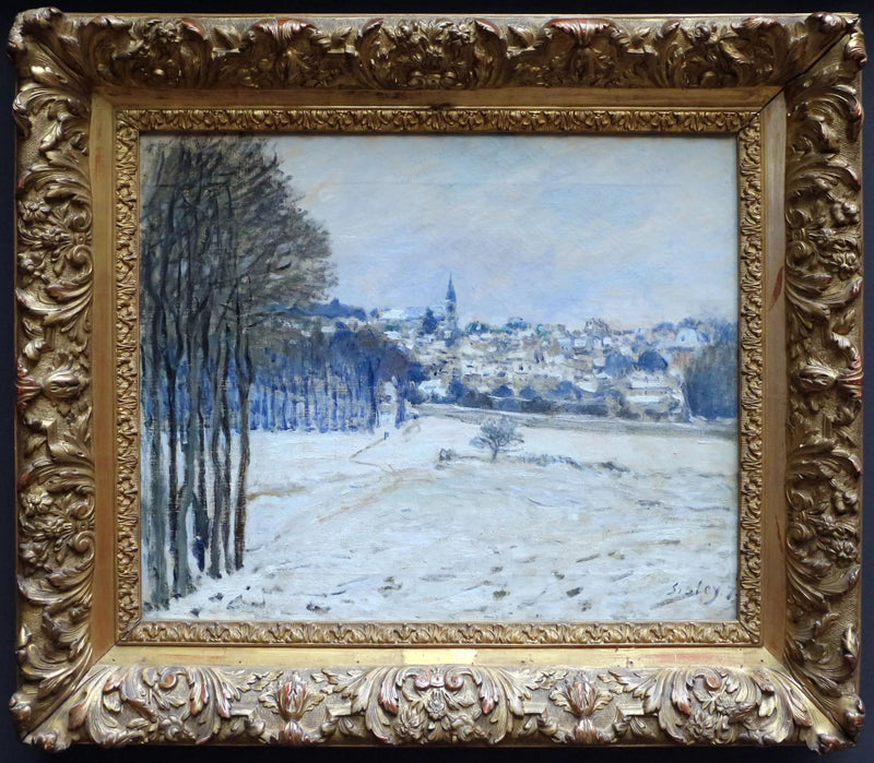 Snøen i Marly-le-Roi - Alfred Sisley