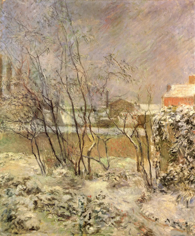 Snøen i Carcel-gaten - Paul Gauguin