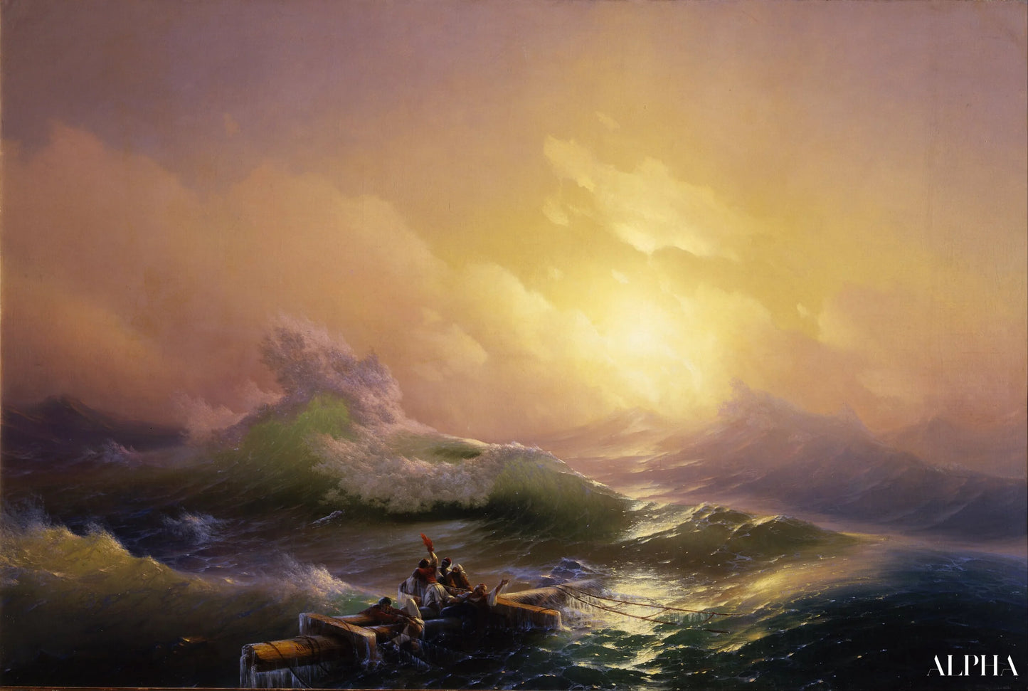 La Neuvième Vague - Ivan Aïvazovski - Reproductions de tableaux et peintures haut de gamme