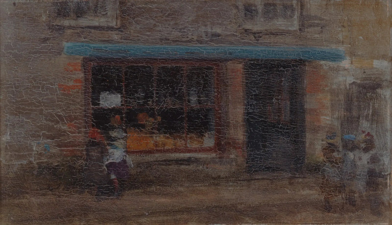 Den oransje og blå noten (Søtbutikk) - James Abbott McNeill Whistler