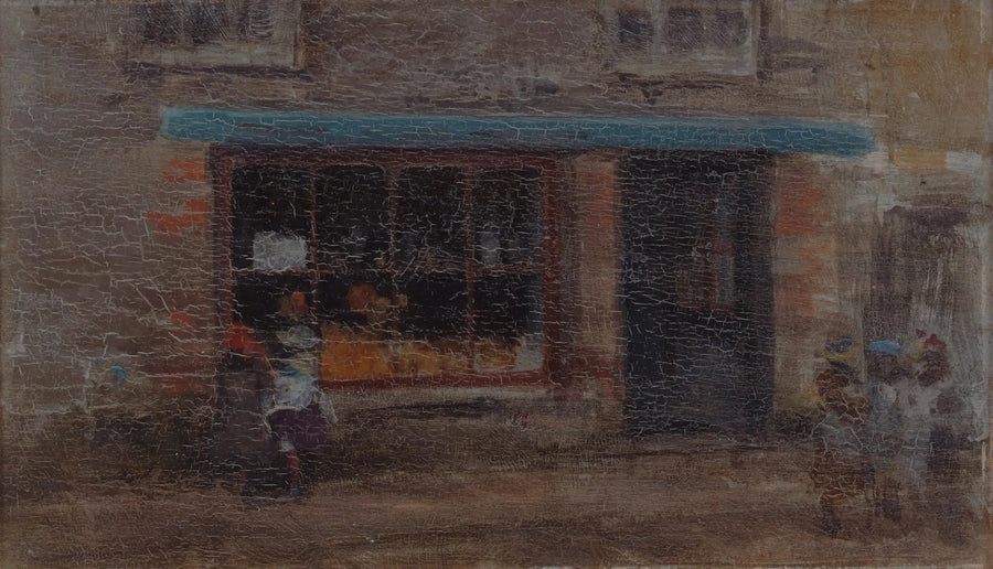 Den oransje og blå noten (Søtbutikk) - James Abbott McNeill Whistler