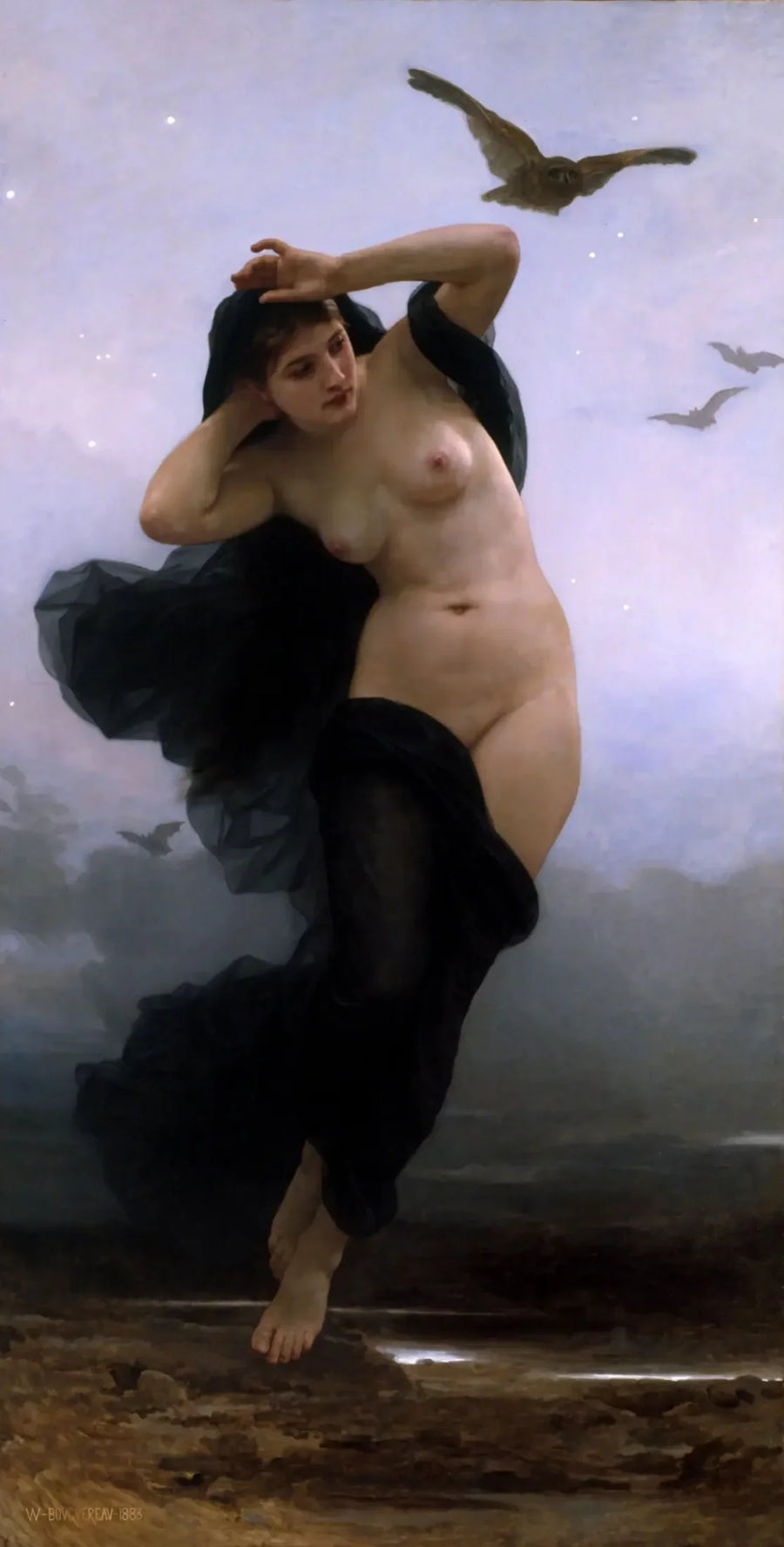 Natten - Bouguereau