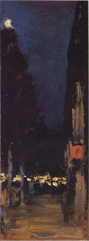 Natten (den 14. juli?) - Édouard Vuillard