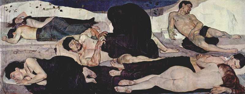 Natten - Ferdinand Hodler