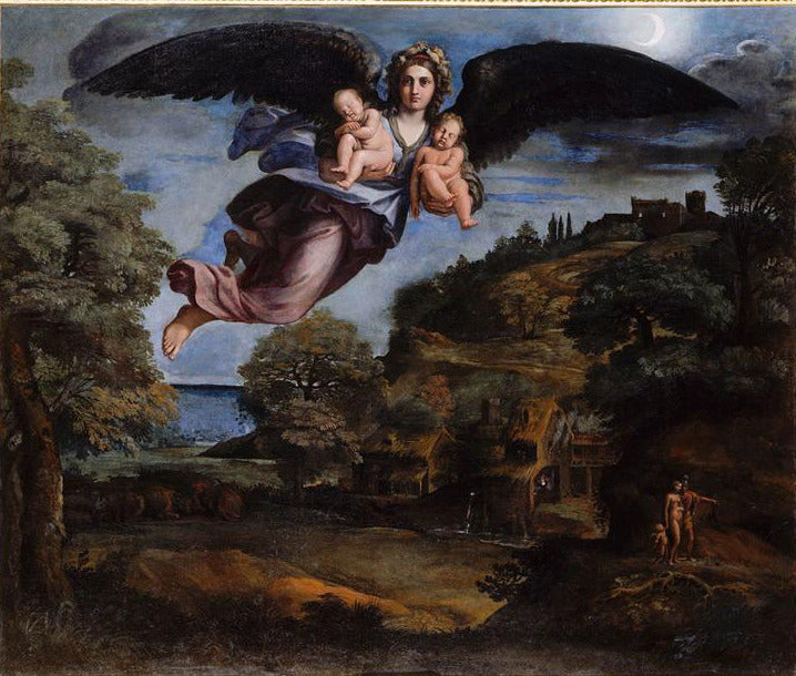 Natten som bærer søvn og død - Annibale Carracci