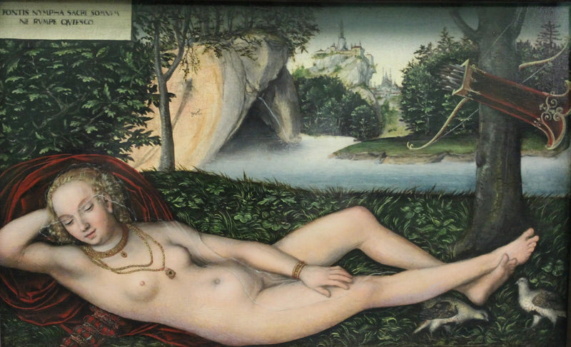 Nymfen ved kilden - Lucas Cranach den eldre