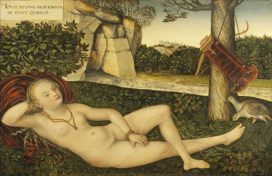 Nymfen ved kilden - Lucas Cranach den eldre
