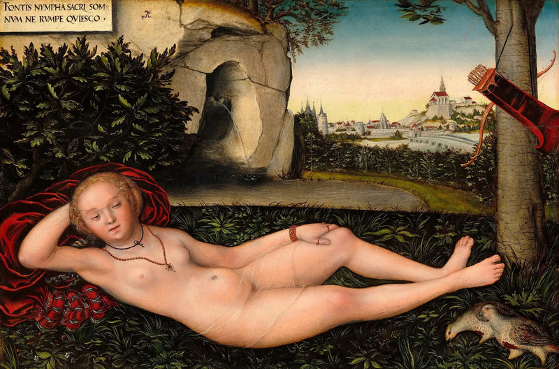 Nymfen av Våren - Lucas Cranach den eldre