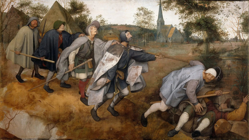 Den blinde menneskets lignelse - Pieter Brueghel den eldre