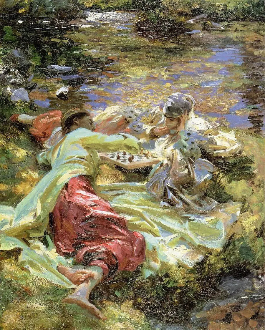 Sjakkpartiet - John Singer Sargent