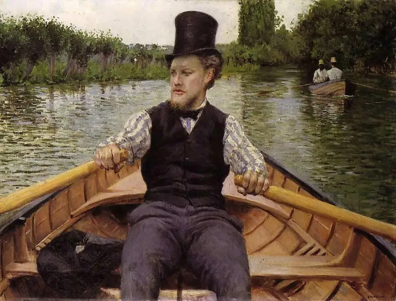 Båten - Gustave Caillebotte