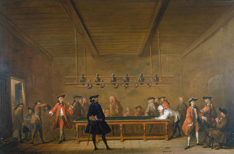 Billiardpartiet - Jean Siméon Chardin