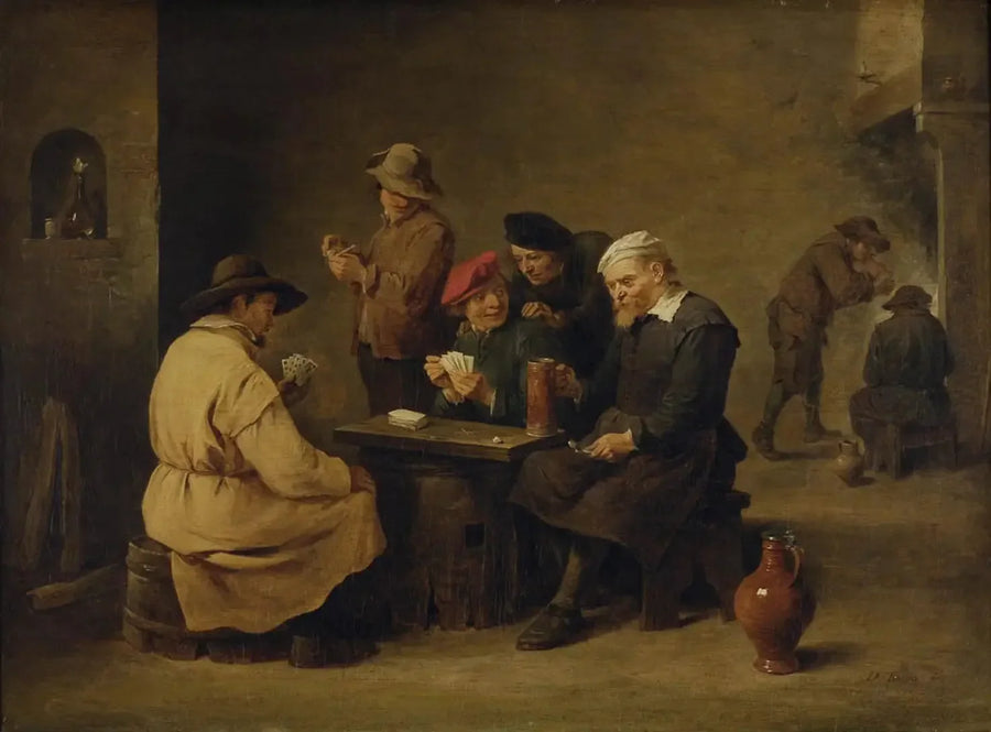 Kortspill - David Teniers den Yngre

Source:
La partie de cartes - David Teniers le Jeune