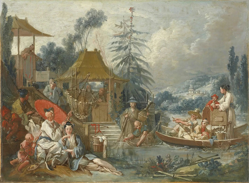 Den kinesiske fisketuren - François Boucher