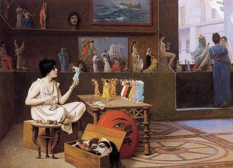 Maleri som gir liv til skulpturen - Jean-Léon Gérôme