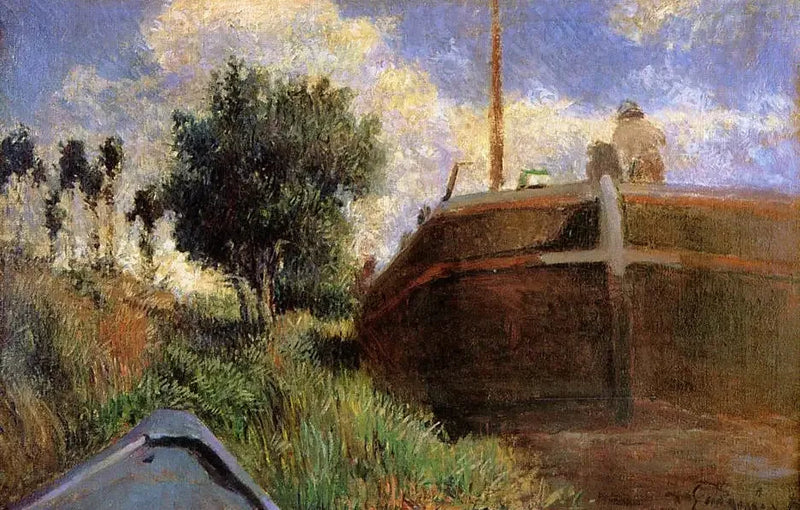 Den blå prammen - Paul Gauguin
