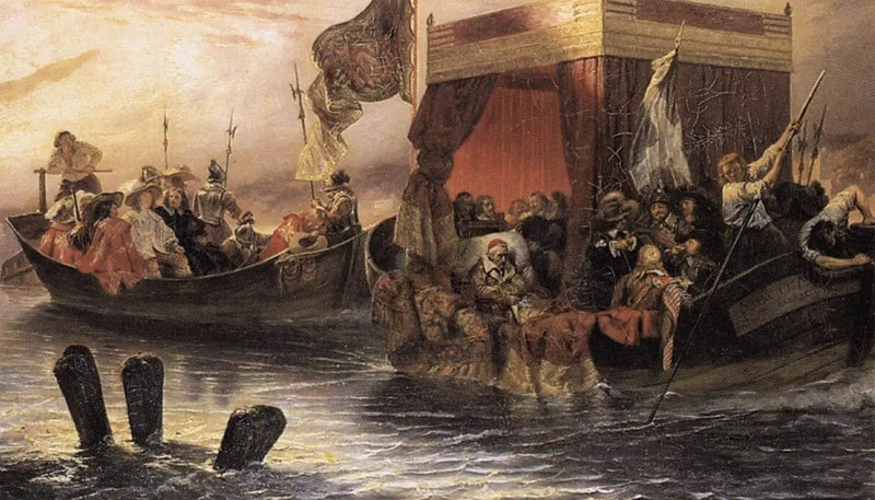 Kardinal Richelieus flåte på Rhône - Paul Delaroche

Source:
La péniche du cardinal de Richelieu sur le Rhône - Paul Delaroche